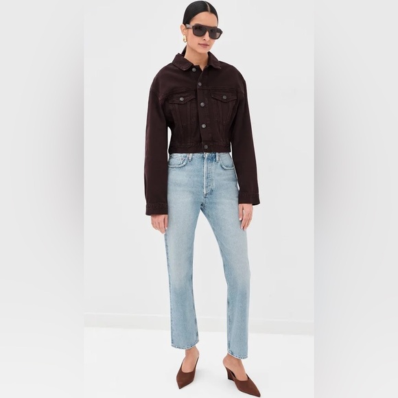 Agolde Denim - AGOLDE Pinch Waist High Rise Straight Jeans Size 29 Light Wash